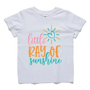 MRK Basics Summer Slogans White Tee girls pajamas promo