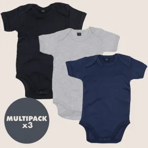 MRK Essentials - Midnight 3 Pack Baby Vest Bundle cheap baby clothes online