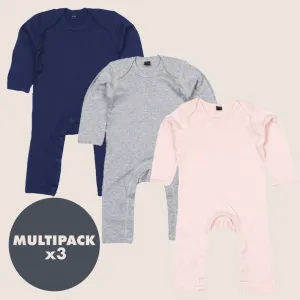 MRK Essentials -Moonlight 3 Pack Rompersuit Bundle cheap baby clothes online