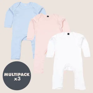 MRK Essentials -Pastel 3 Pack Rompersuit Bundle cheap baby clothes online