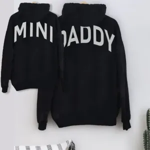 MRK Originals Daddy & Mini Oversized Back Slogan Hoodies boys fashion clearance
