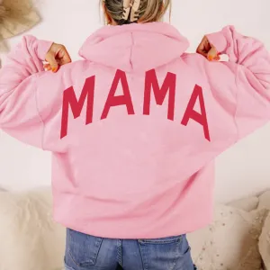 MRK Originals Mama Oversized Back Slogan Hoodie mum jeans promo