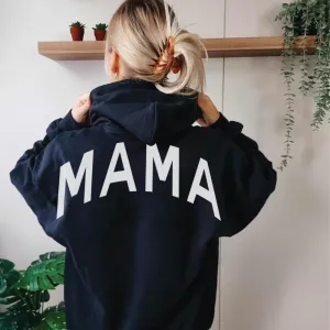 MRK Originals Mama Oversized Back Slogan Hoodie postpartum clothes sale