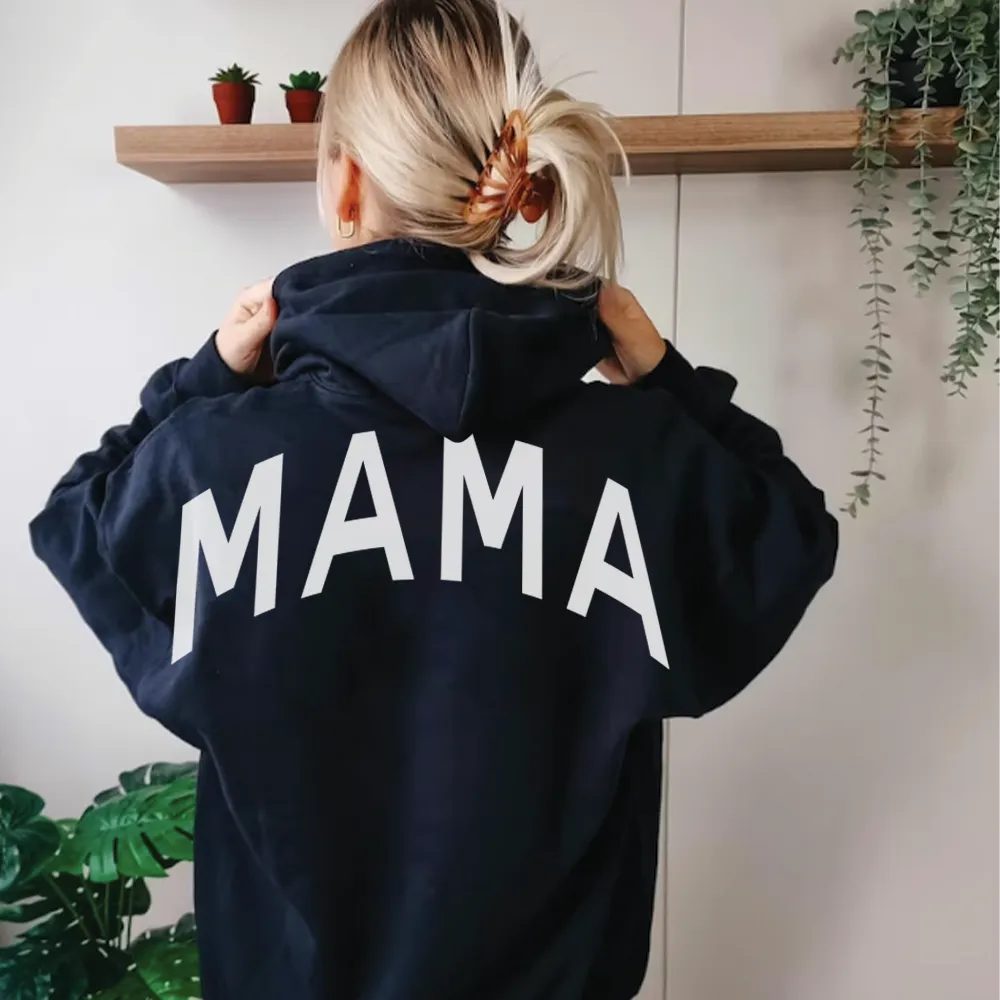 MRK Originals Mama Oversized Back Slogan Hoodie
