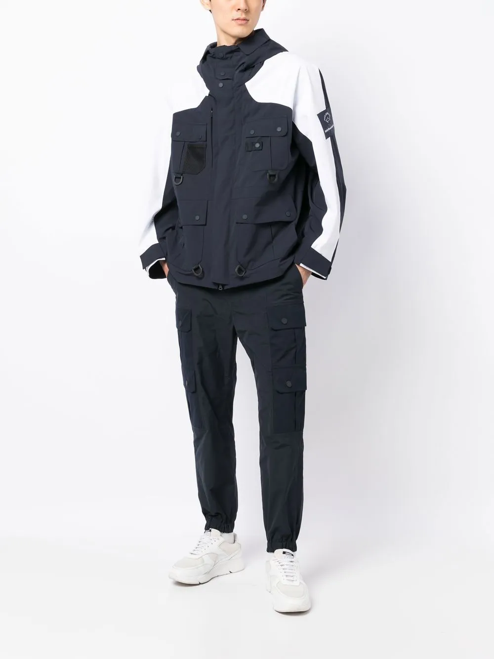 Multiple Pockets Hooded Jacket