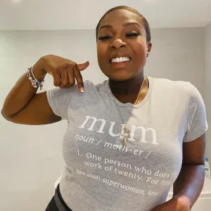 Mum Definition T-Shirt mum blouses clearance