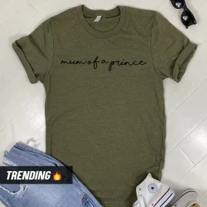 Mum Of A Prince T-Shirt (MRK X) maternity wear outlet