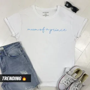 Mum Of A Prince T-Shirt (MRK X) maternity wear outlet