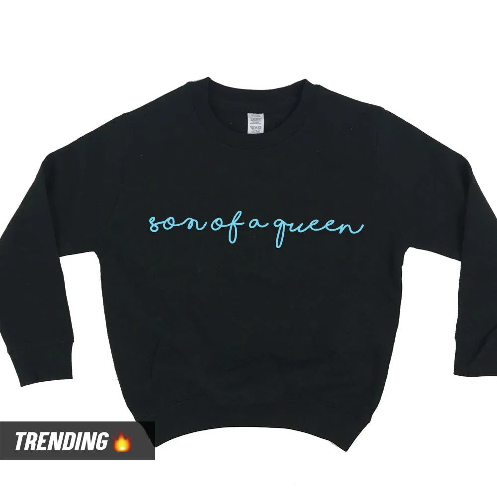 Mum Of A Prince/Son Of A Queen Matching Sweatshirts (MRK X)