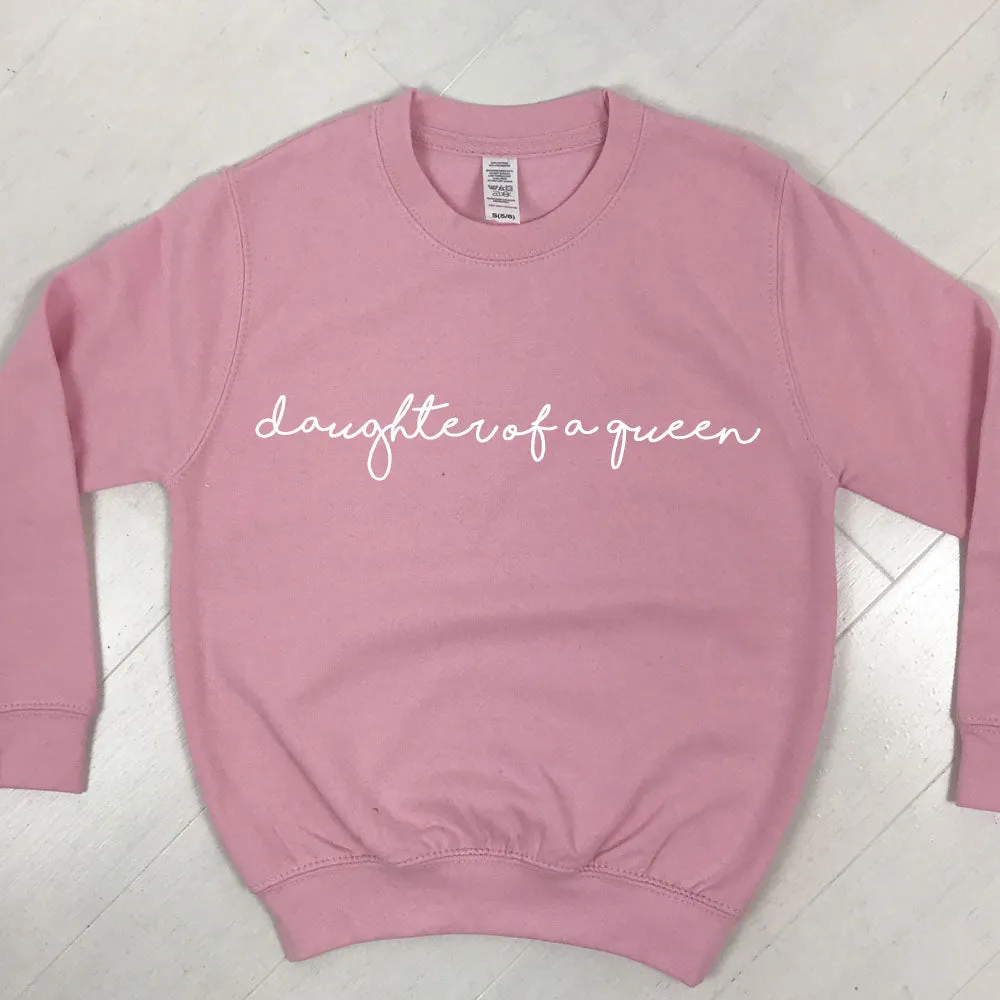 Mum Of A Princess/Daughter Of A Queen Matching Sweatshirts (MRK X)