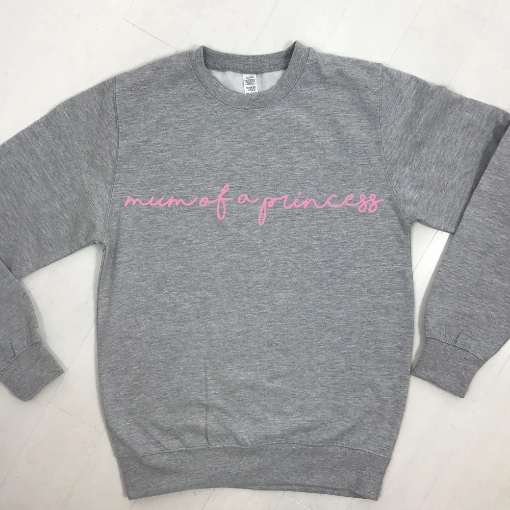 Mum Of A Princess/Daughter Of A Queen Matching Sweatshirts (MRK X)