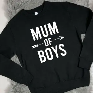 Mum of Boys Arrow Sweatshirt (MRK X) mum jeans promo