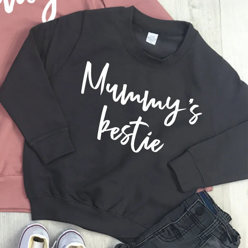 Mummy & Mummy's Bestie Chelsea Script Matching Sweatshirts (MRK X)