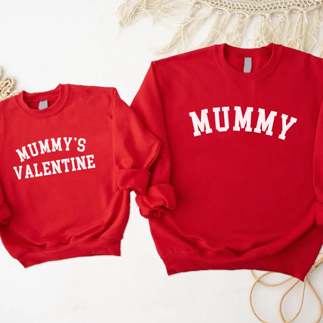 Mummy & Mummy's Valentine College Sweatshirts mum jeans promo