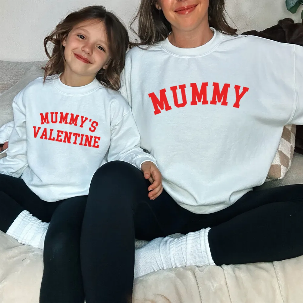 Mummy & Mummy's Valentine College Sweatshirts mum jeans promo