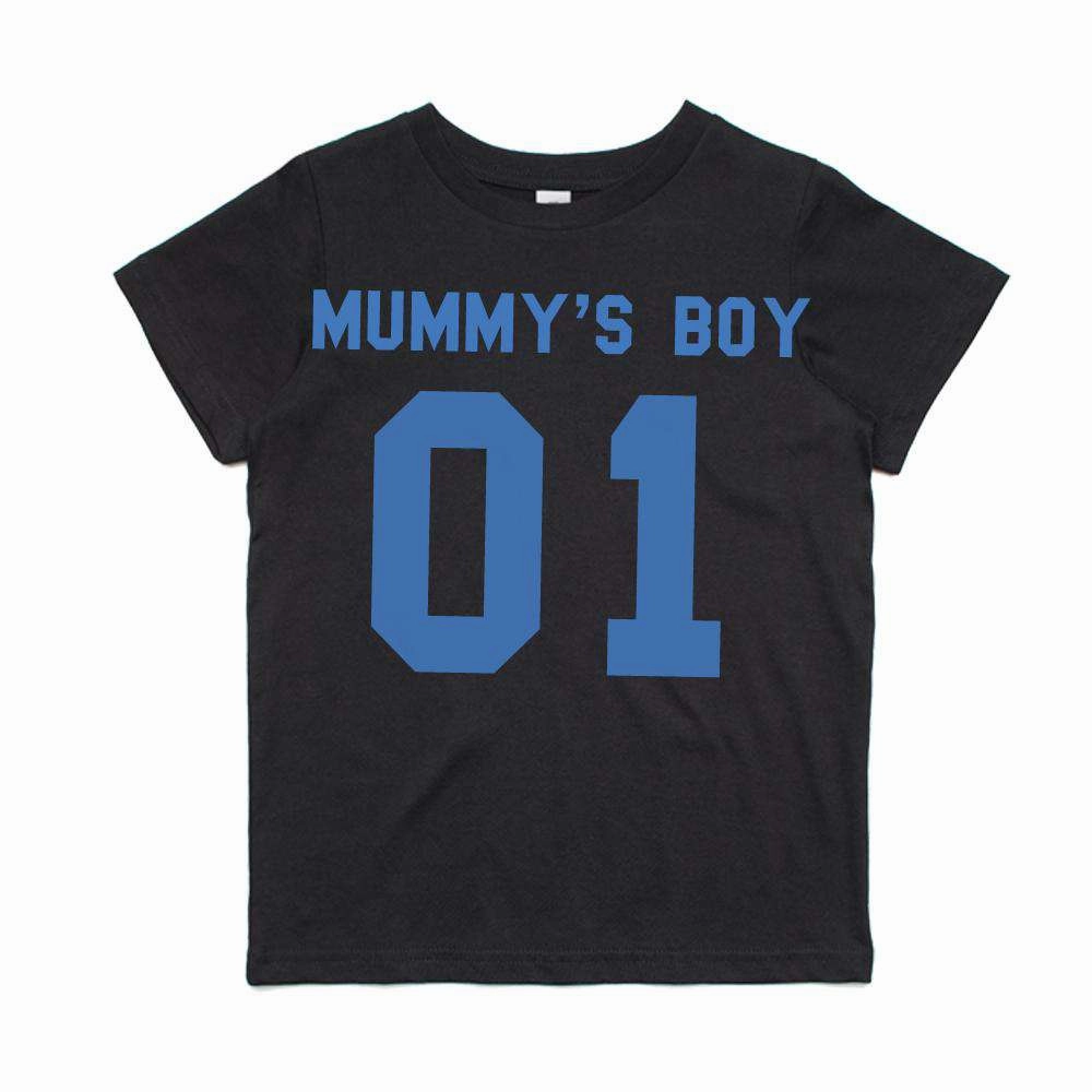 Mummy & Mummy's Boy/Girl Matching Black Tees (MRK X)