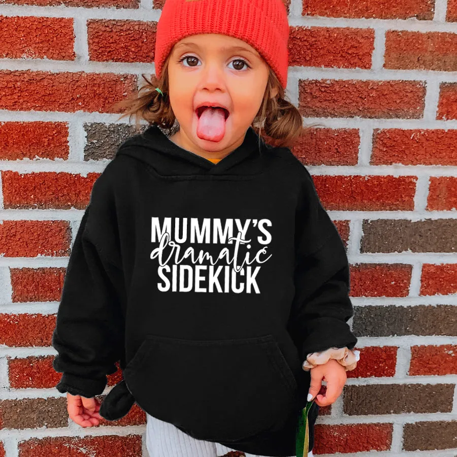 Mummy's Dramatic Sidekick Hoodie girls skirts clearance