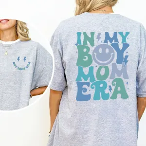 My Boy Mom Era Front & Back Logo T-Shirt maternity dresses promo