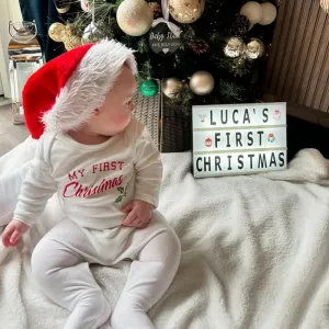 My First Christmas White Rompersuit cheap baby clothes online