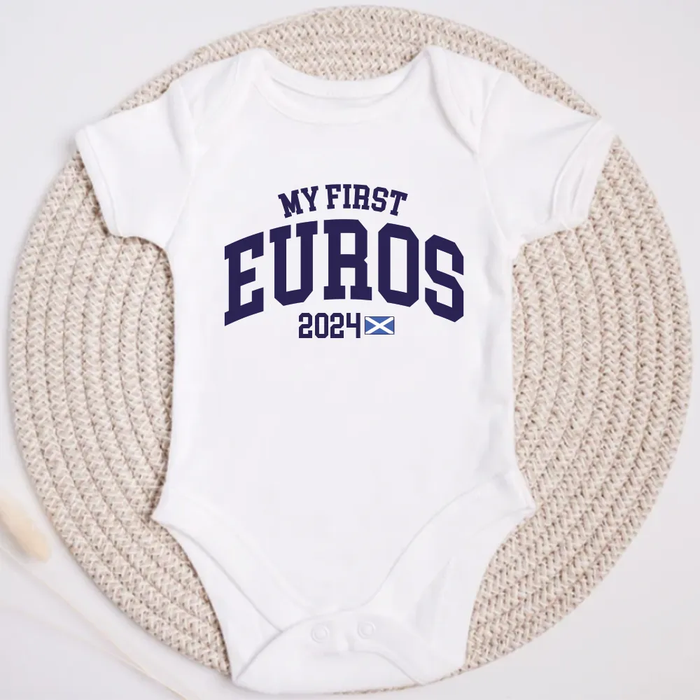 My First Euros 2024 Scotland Baby Vest