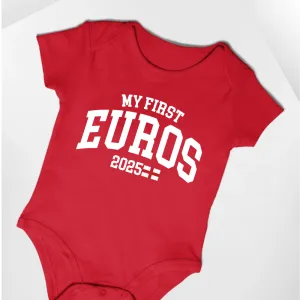 My First Euros 2025 England Baby Vest cheap baby clothes online