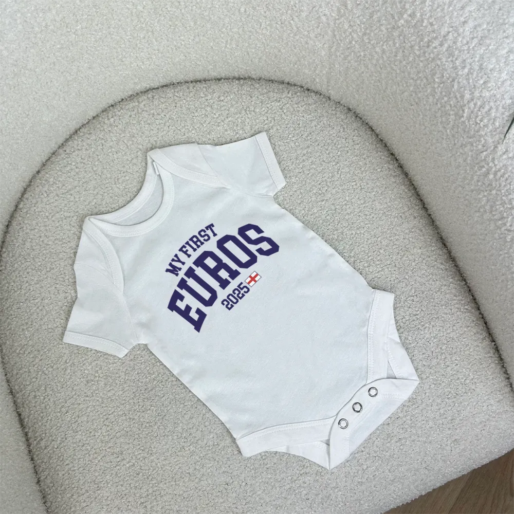 My First Euros 2025 England Baby Vest