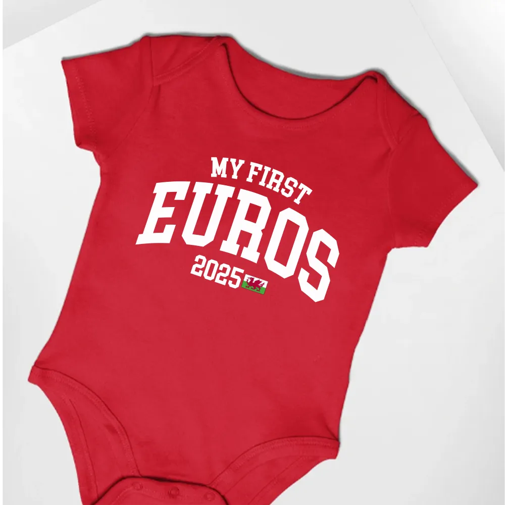 My First Euros 2025 Wales Baby Vest cheap baby clothes online