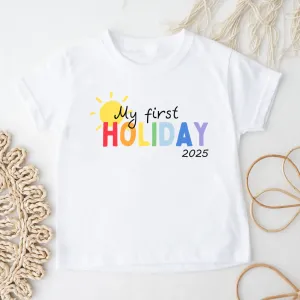 My First Holiday 2025 T-Shirt girls pajamas promo
