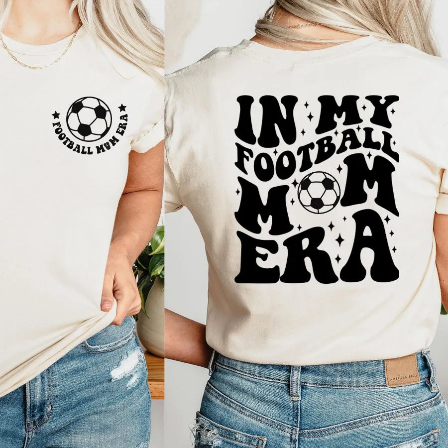 My Football Mum Era Front & Back Logo T-Shirt pregnancy jeans best price