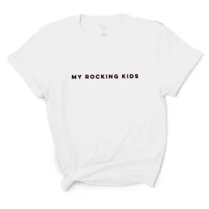 My Rocking Kids Essential Womens T-Shirt mum blouses clearance