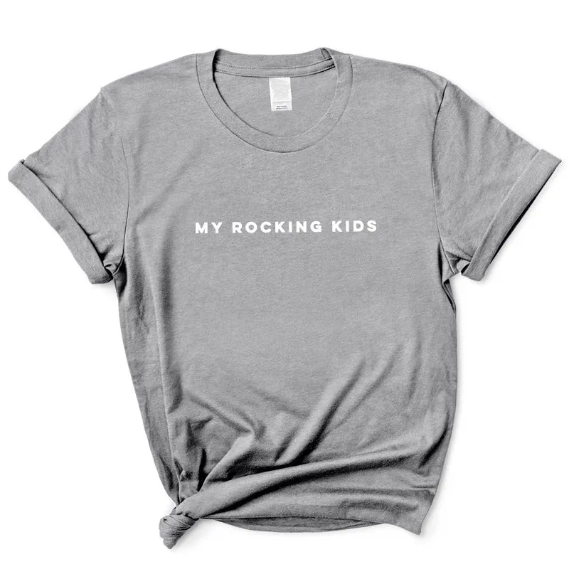 My Rocking Kids Essential Womens T-Shirt mum blouses clearance