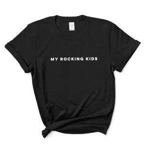 My Rocking Kids Essential Womens T-Shirt mum blouses clearance