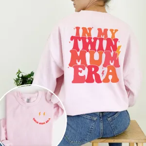 My Twin Mum Era Front & Back Logo Sweatshirt postpartum clothes sale