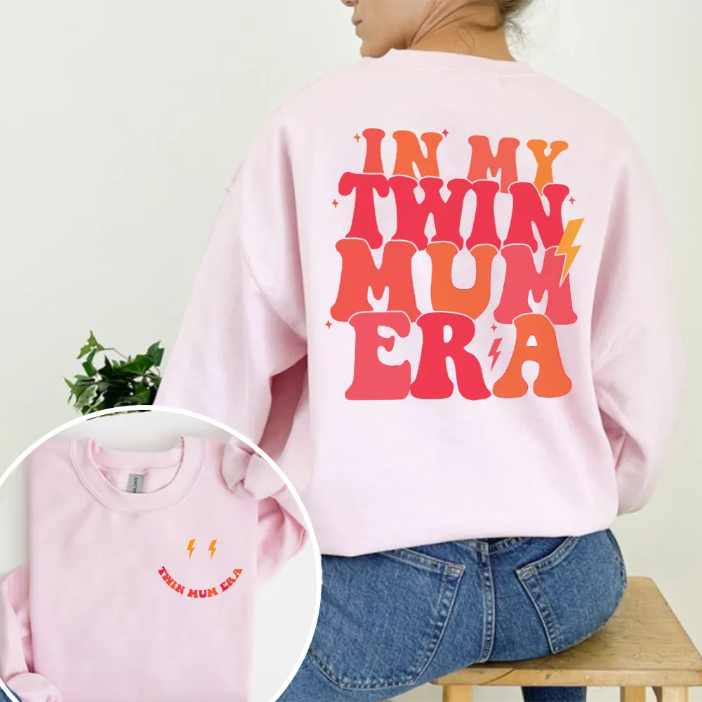 My Twin Mum Era Front & Back Logo Sweatshirt postpartum clothes sale