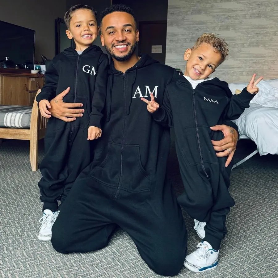 MyStyle Personalised Classic Matching Black Onesies mens dad clothes online