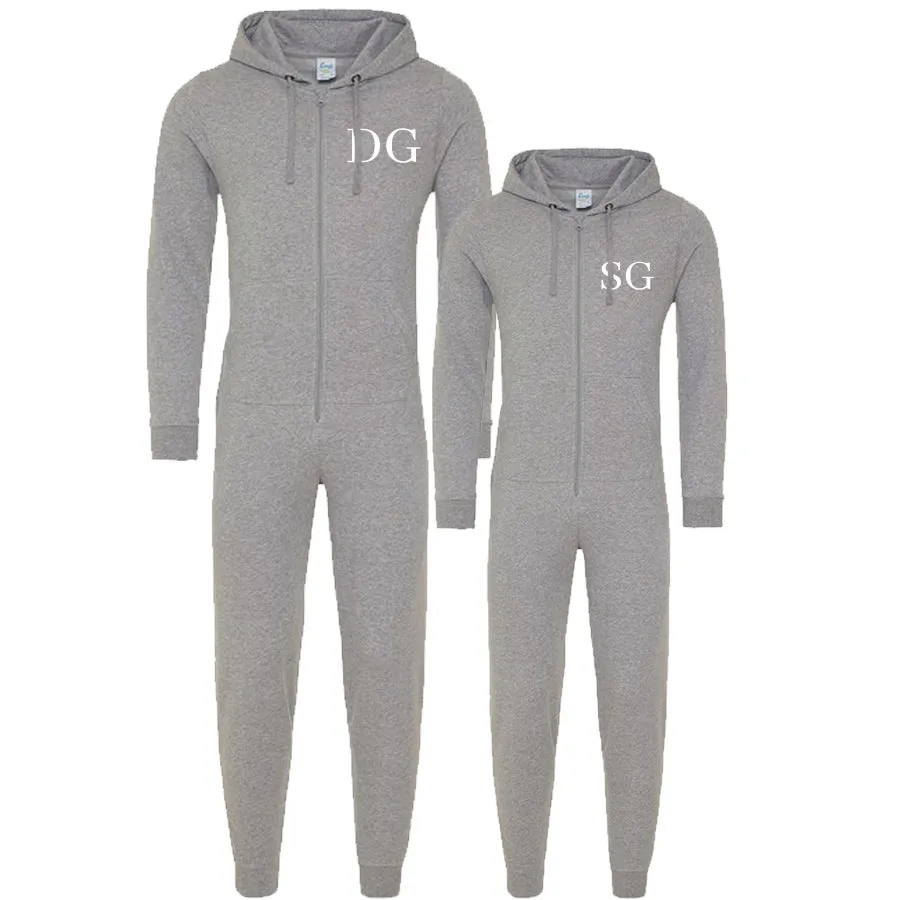 MyStyle Personalised Classic Matching Grey Onesies daddy outfits clearance