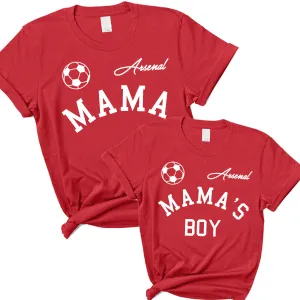 MyTeam Arsenal Mama & Mama's Boy Matching T-Shirts baby bump outfits discount