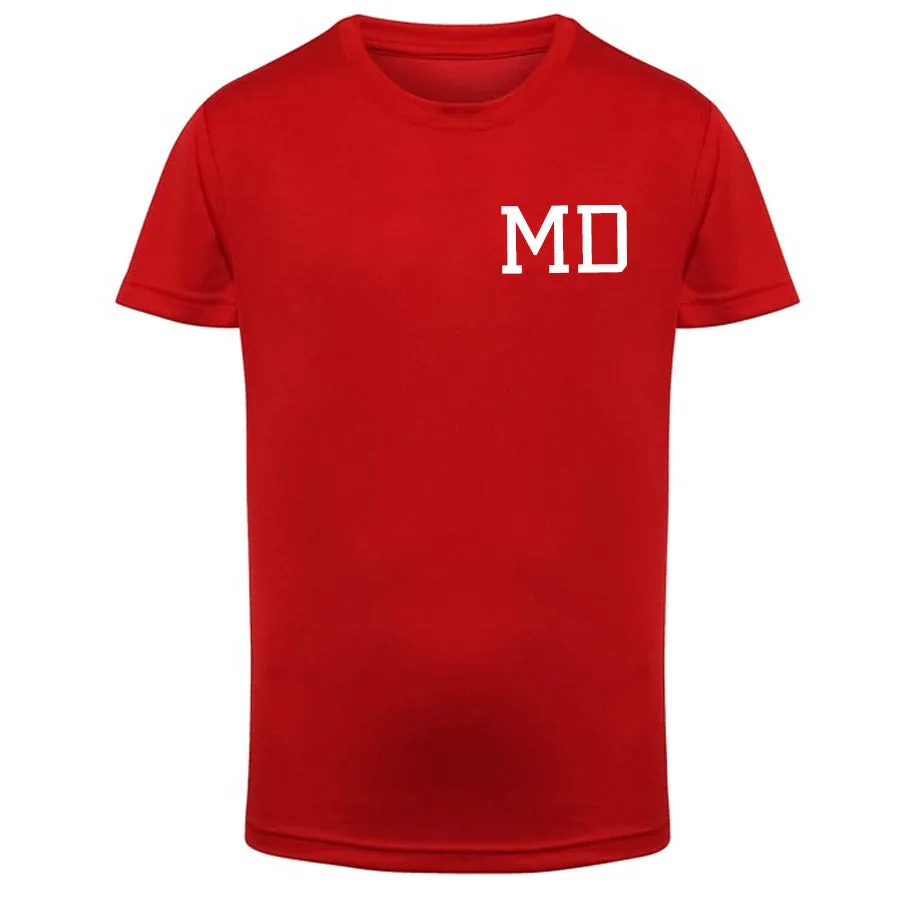 MyTeam Initial Poly Training Tee