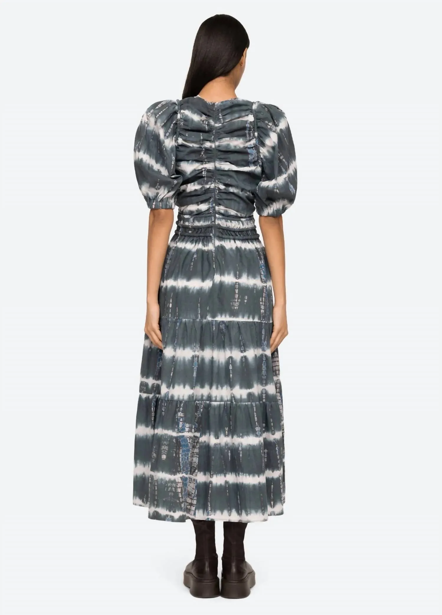 Nadia Tie Dye Dress In Multi