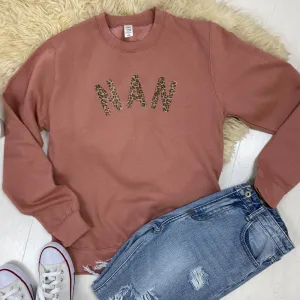 NAN Leopard Sweatshirt 00 (MRK X) Grandparent Clothing - senior fashion cheap