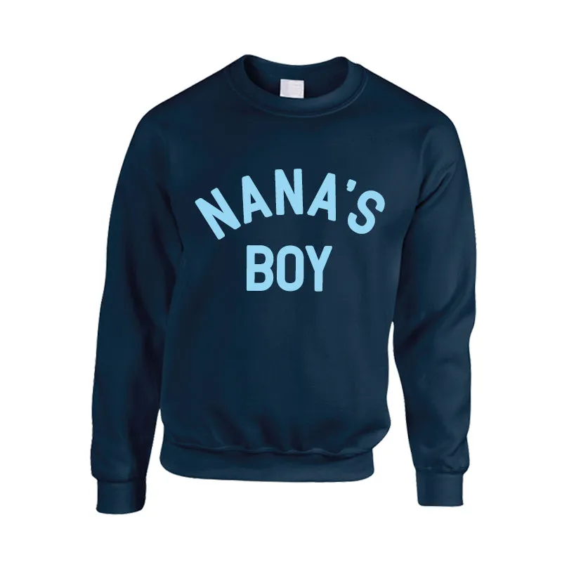 Nana & Nana's Boy Classic Navy/Sky Sweatshirts