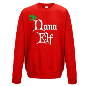 Nana Elf Red Sweatshirt (MRK X) grandma outfits sale