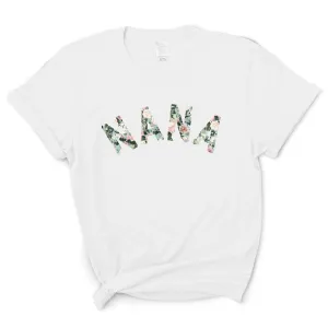 Nana Floral Print T-Shirt grandma outfits sale