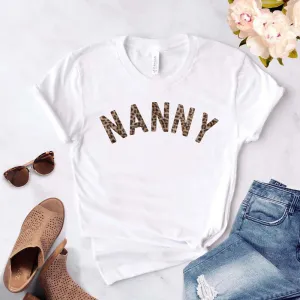 Nanny Leopard T-Shirt 00 (MRK X) Grandparent Clothing - senior fashion cheap