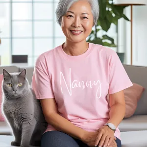 Nanny Wave Script T-Shirt Grandparent Clothing - grandma outfits sale