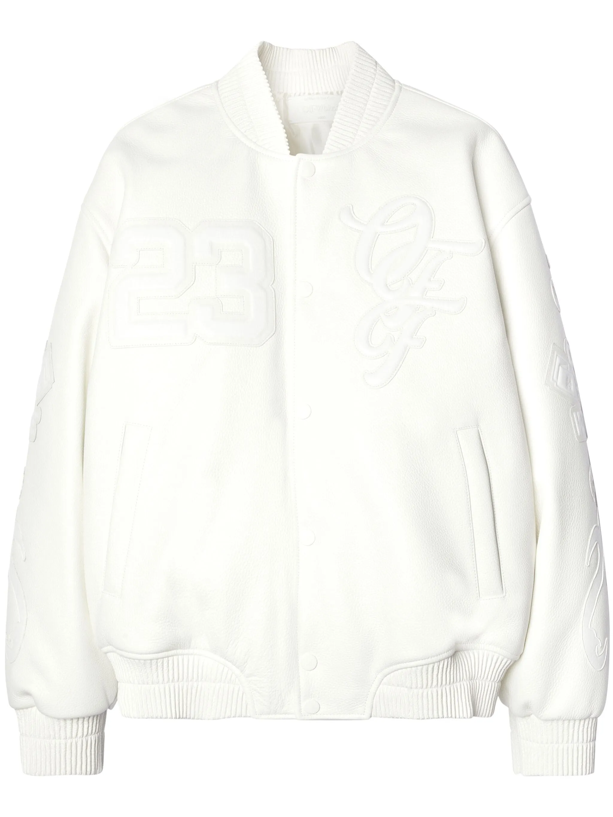 Natlover Patch-Detail Bomber Jacket winter jackets clearance