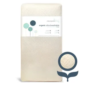 Naturepedic Leichter organischer atmungsaktiver Ultra-Babymatratze (2-Stufen)