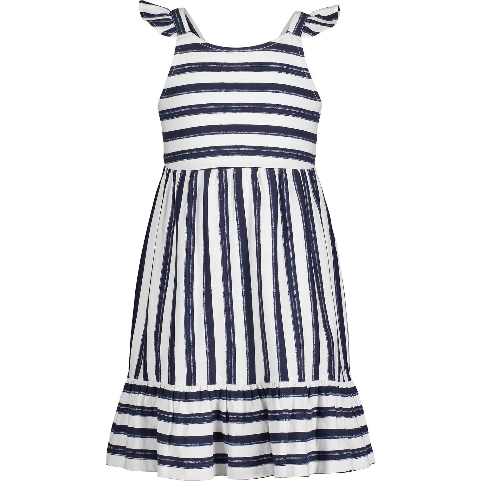 Nautica Mädchen Aquarell-Streifen Kleid (7-16) Marineblau Nautica