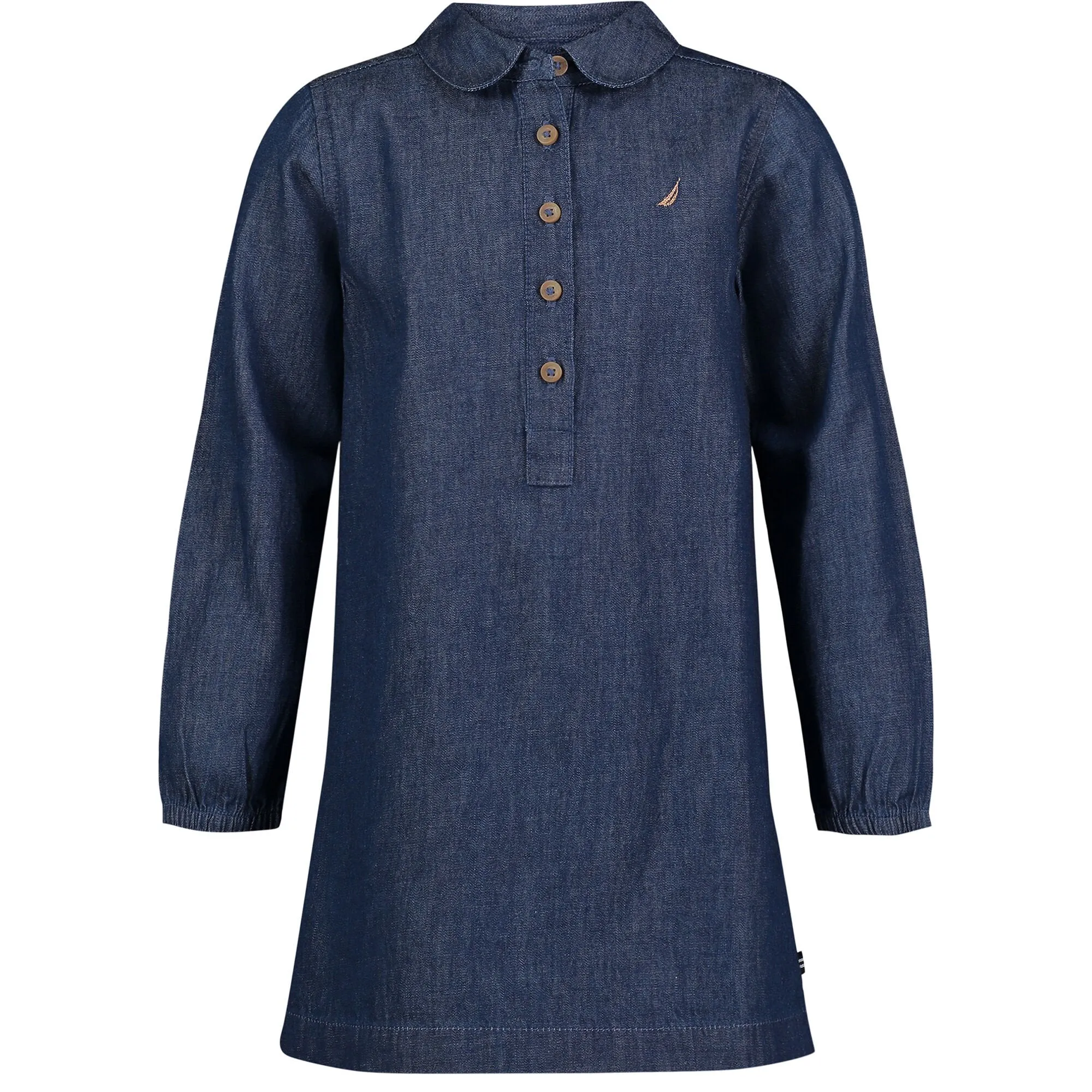 Nautica Chambray-Kleid für kleine Mädchen (4-6X) in der Farbe Sea Mist von Nautica
