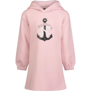 Nautica Little Girls' Pailletten-Sweatshirt-Kleid Tomate Nautica